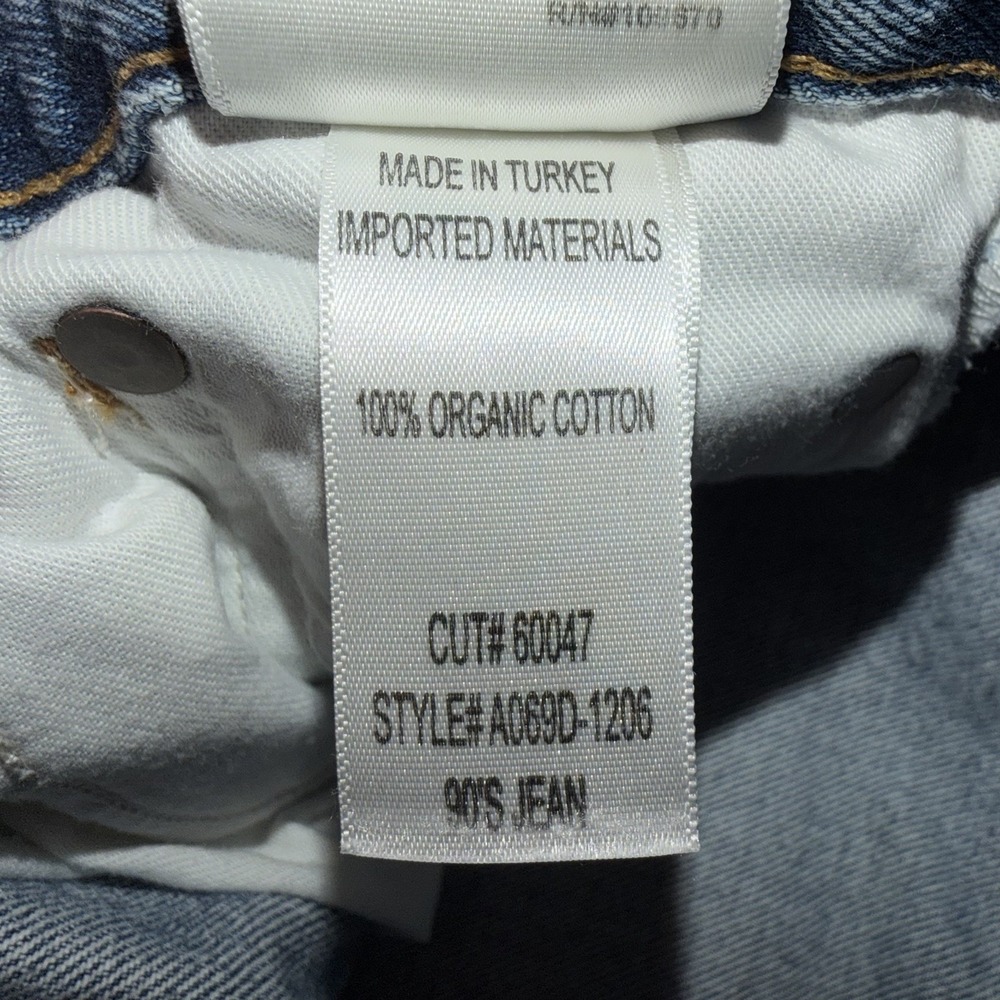 Agolde Women's 90's Jean Loose Fit Ripped Denim Size 26 - Picture 9 of 16